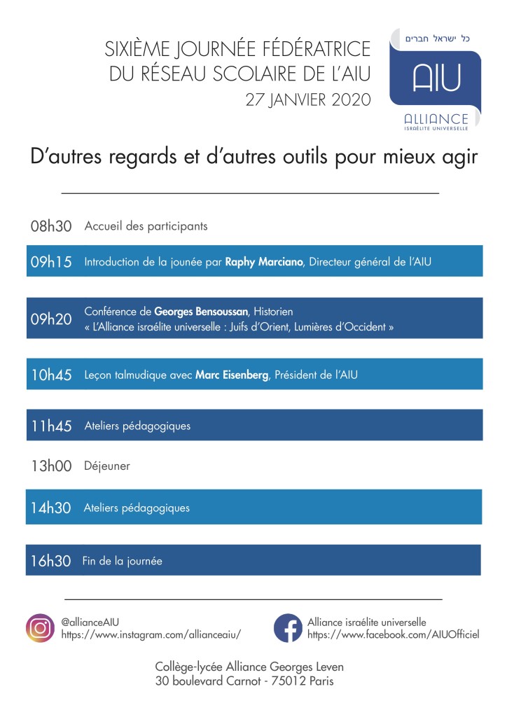 Programme JF du 27 janvier 2020